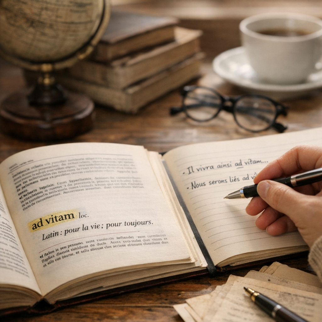 Comment utiliser ad vitam dans une phrase&nbsp;?