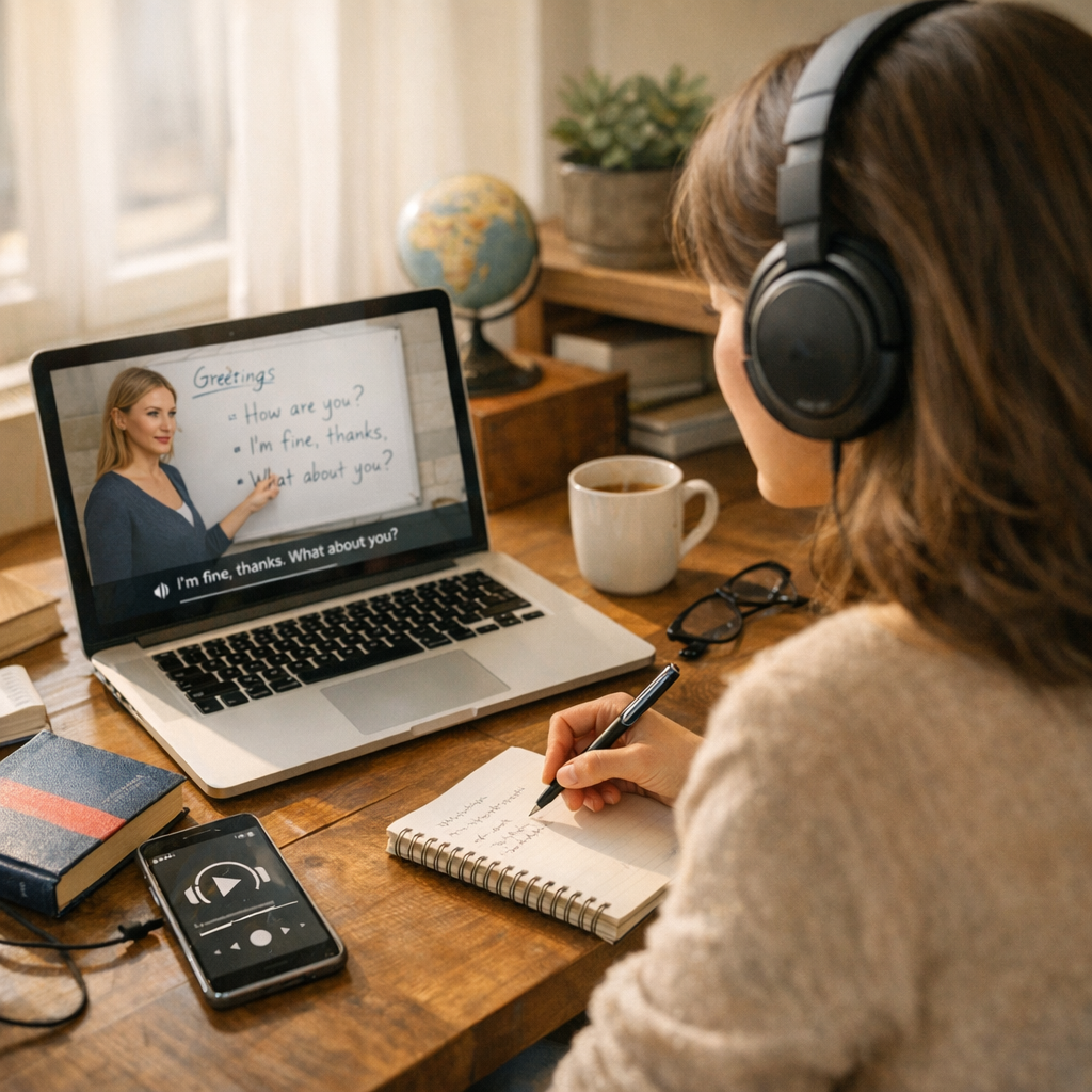 3. Apprendre à parler anglais gratuitement avec les vidéos et l’écoute