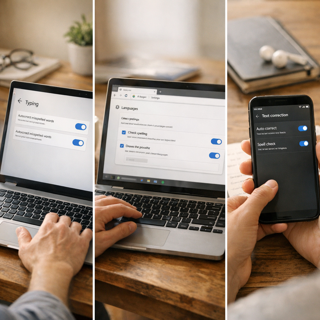4. Comment activer la correction automatique sur Windows 11, navigateur et mobile