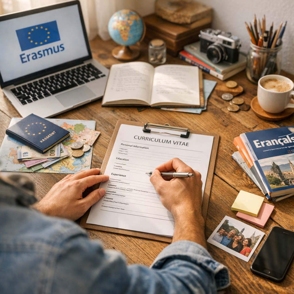 Comment structurer un CV Erasmus en 5 étapes