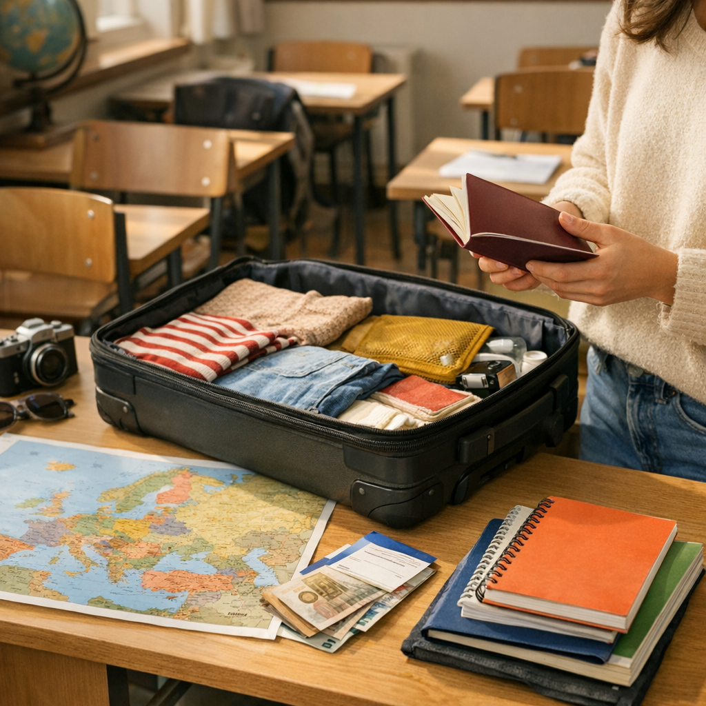 Un projet Erasmus au lycée se prépare avec son établissement