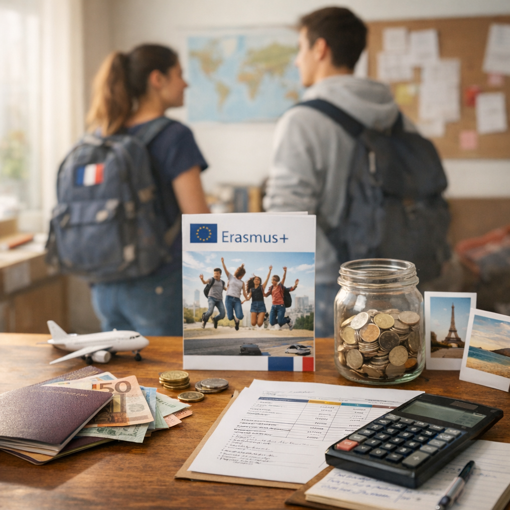 Combien coûte une mobilité Erasmus+ au lycée ? Aides, reste à charge et exemples