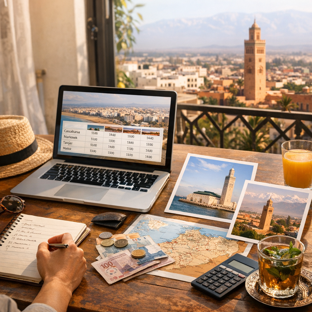 Budget pour vivre au Maroc&nbsp;: comparer les villes avant de choisir