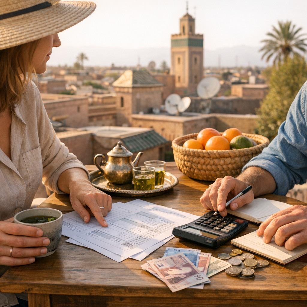 Budget pour vivre au Maroc : raisonner par scénario plutôt que par promesse