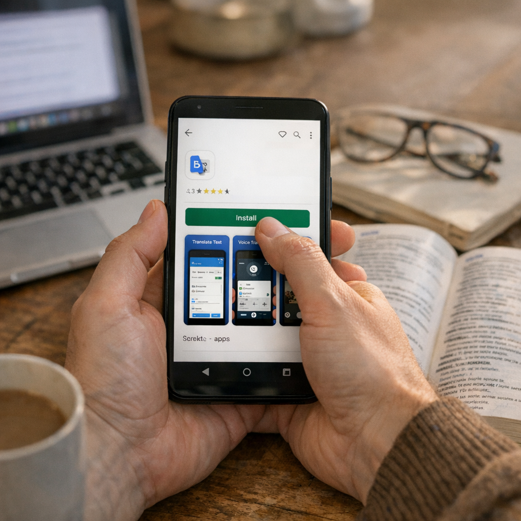 Application Google Traduction sur Google Play : installation et fonctions utiles