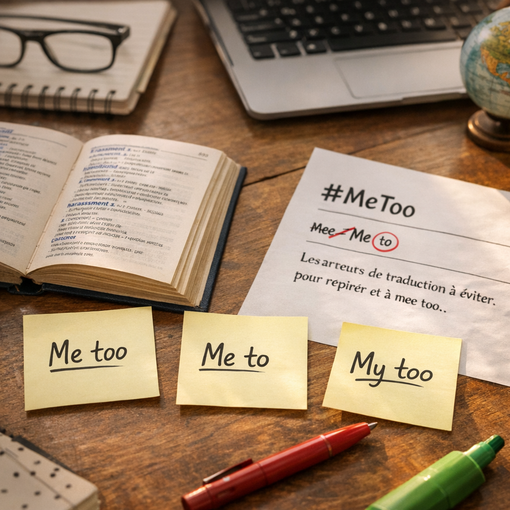 Me too, me to, my too : les erreurs de traduction à éviter