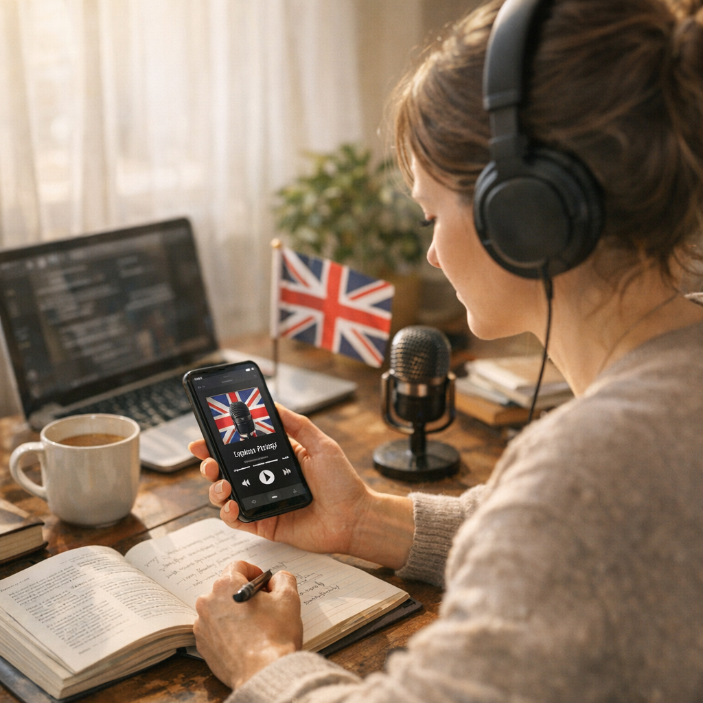 Comment utiliser un podcast anglais pour vraiment progresser ?