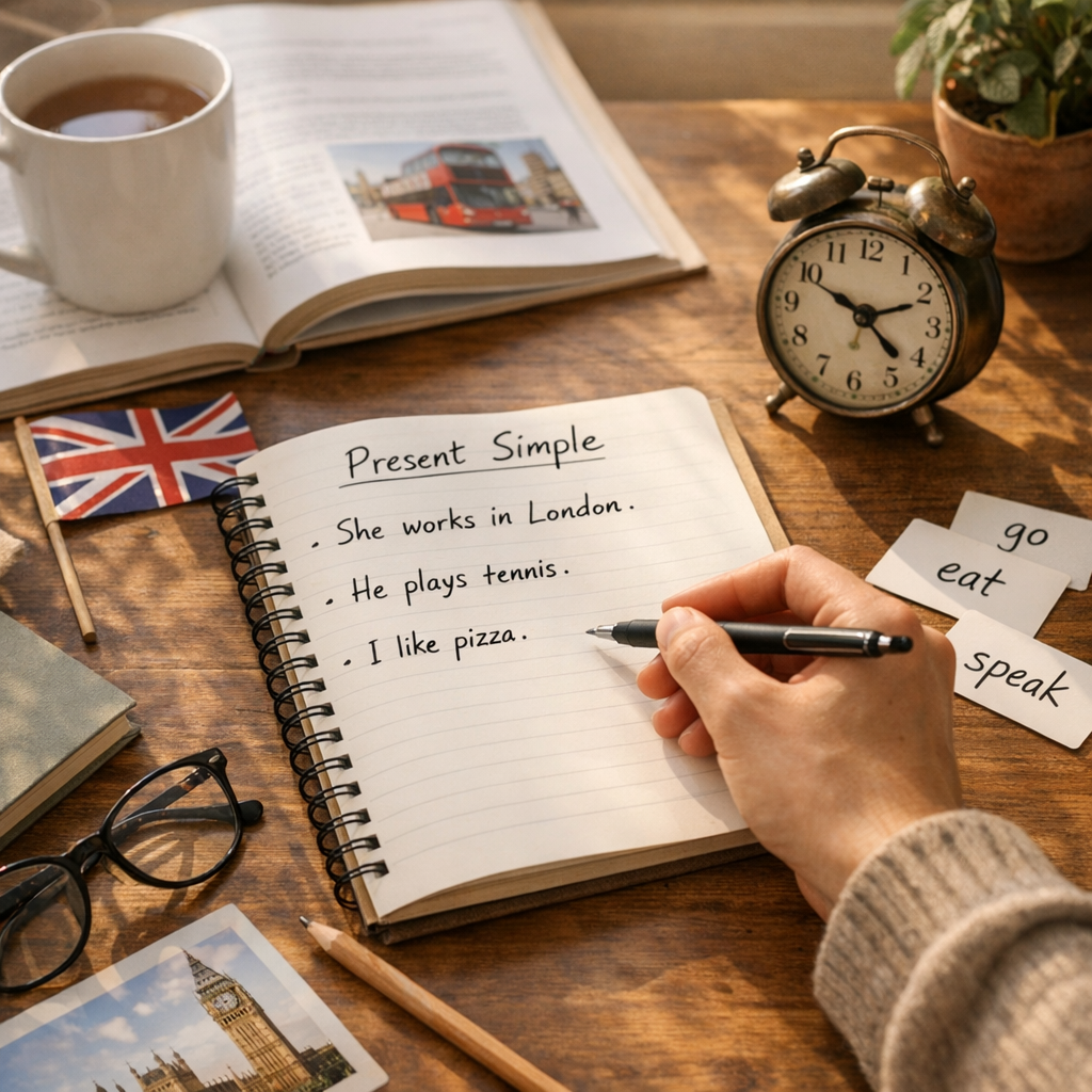 Quand utiliser le présent simple en anglais ?