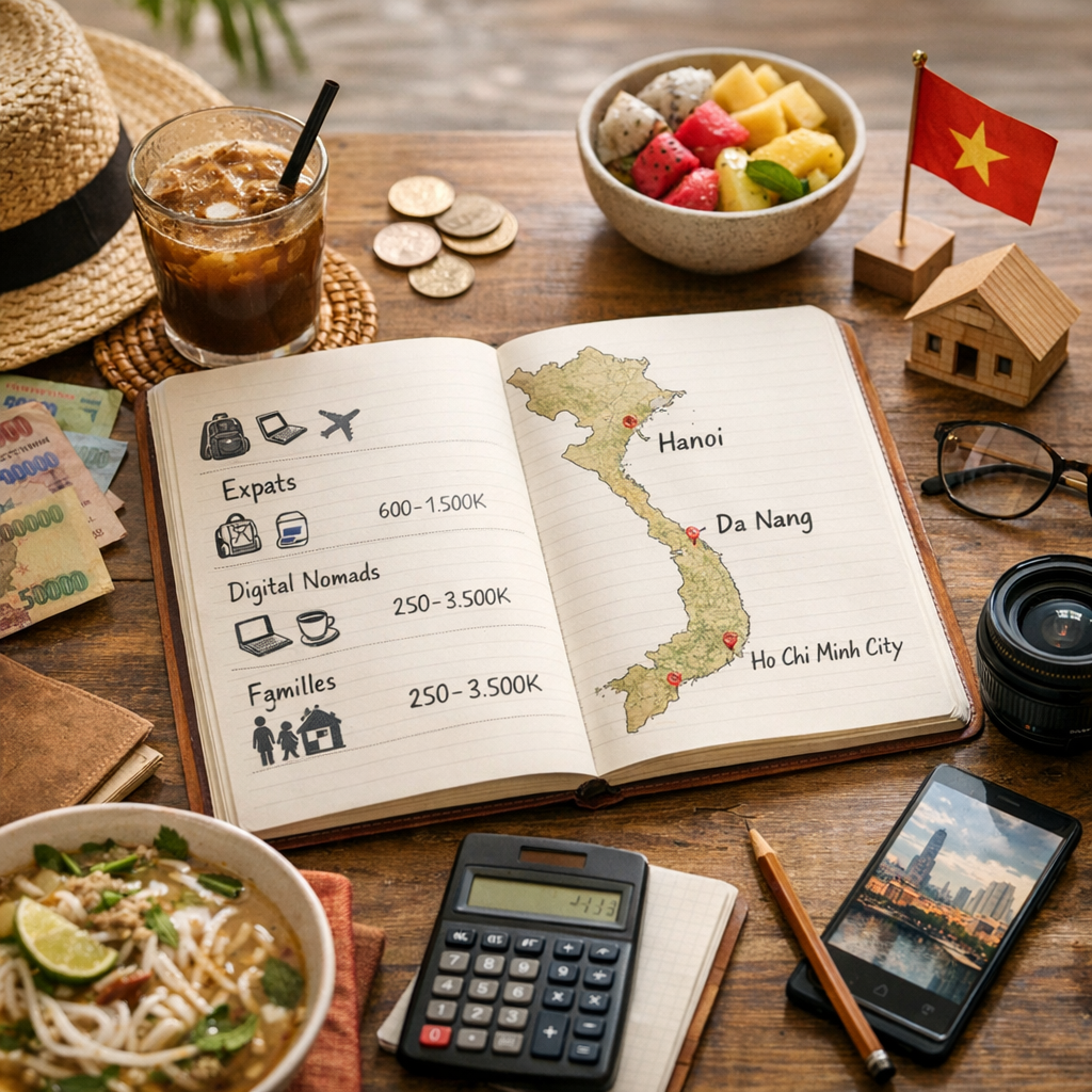 Quel budget pour vivre au Vietnam ? Fourchettes par ville et par profil