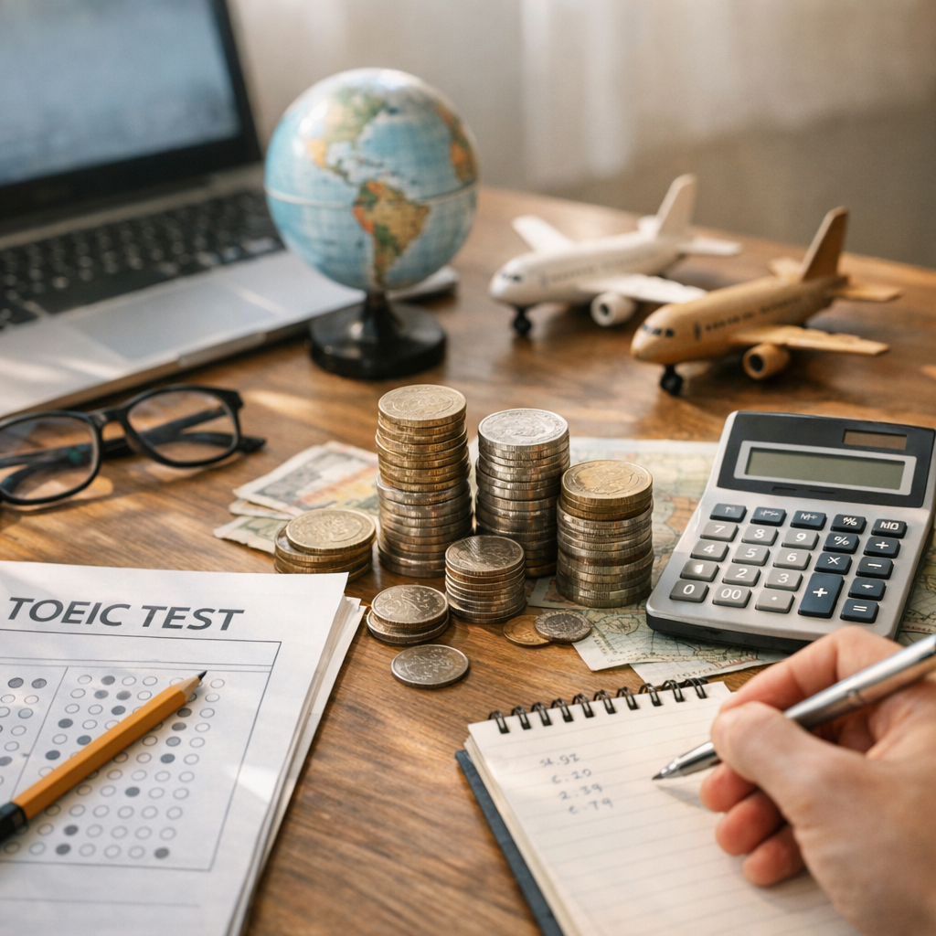 TOEIC test prix : comparatif des coûts à prévoir en 2026