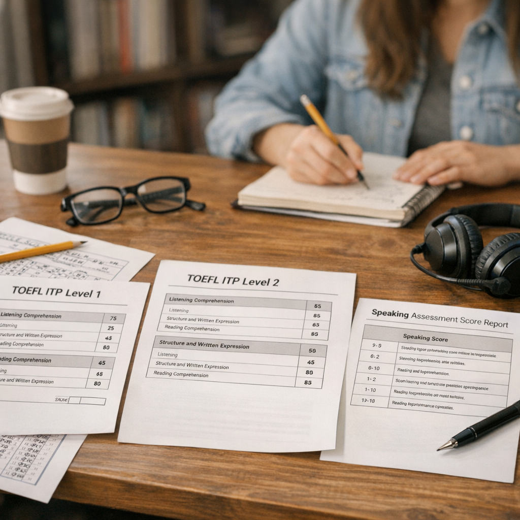 TOEFL ITP Level 1, Level 2 et Speaking&nbsp;: ce que le score mesure