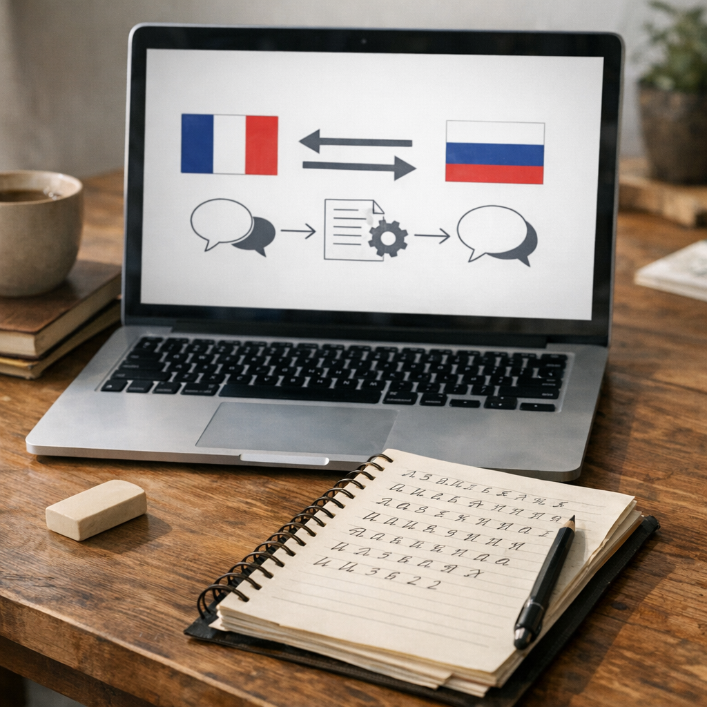 Le Traducteur Français Russe : outils, contexte et clavier