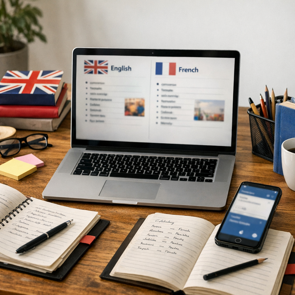 La Traduction français-anglais gratuite : outils et limites