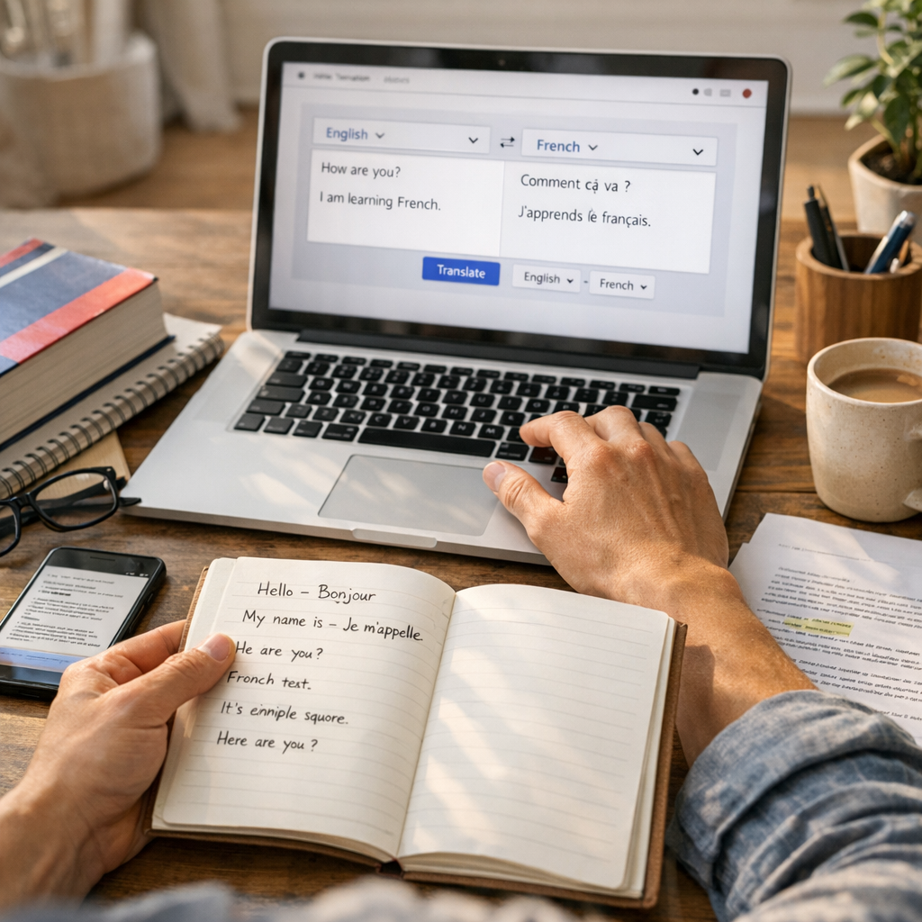Comment traduire un texte anglais en français gratuitement, étape par étape