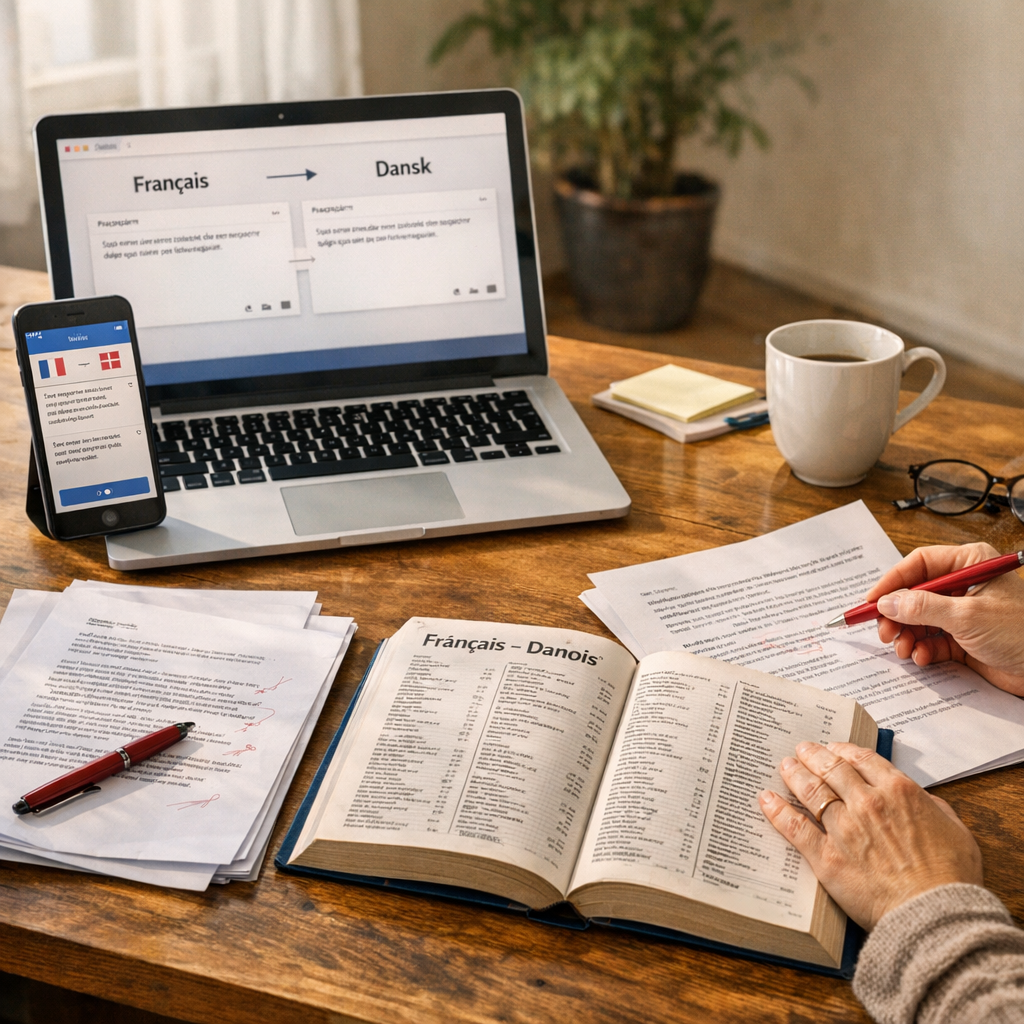 Comparer les options : gratuit, application, dictionnaire ou relecture humaine