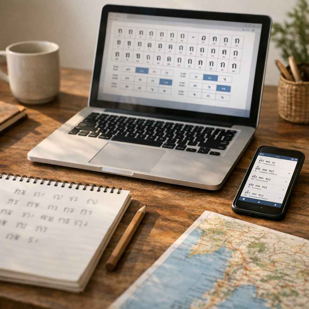 La traduction Français-Thaï : outils, audio et vérifications
