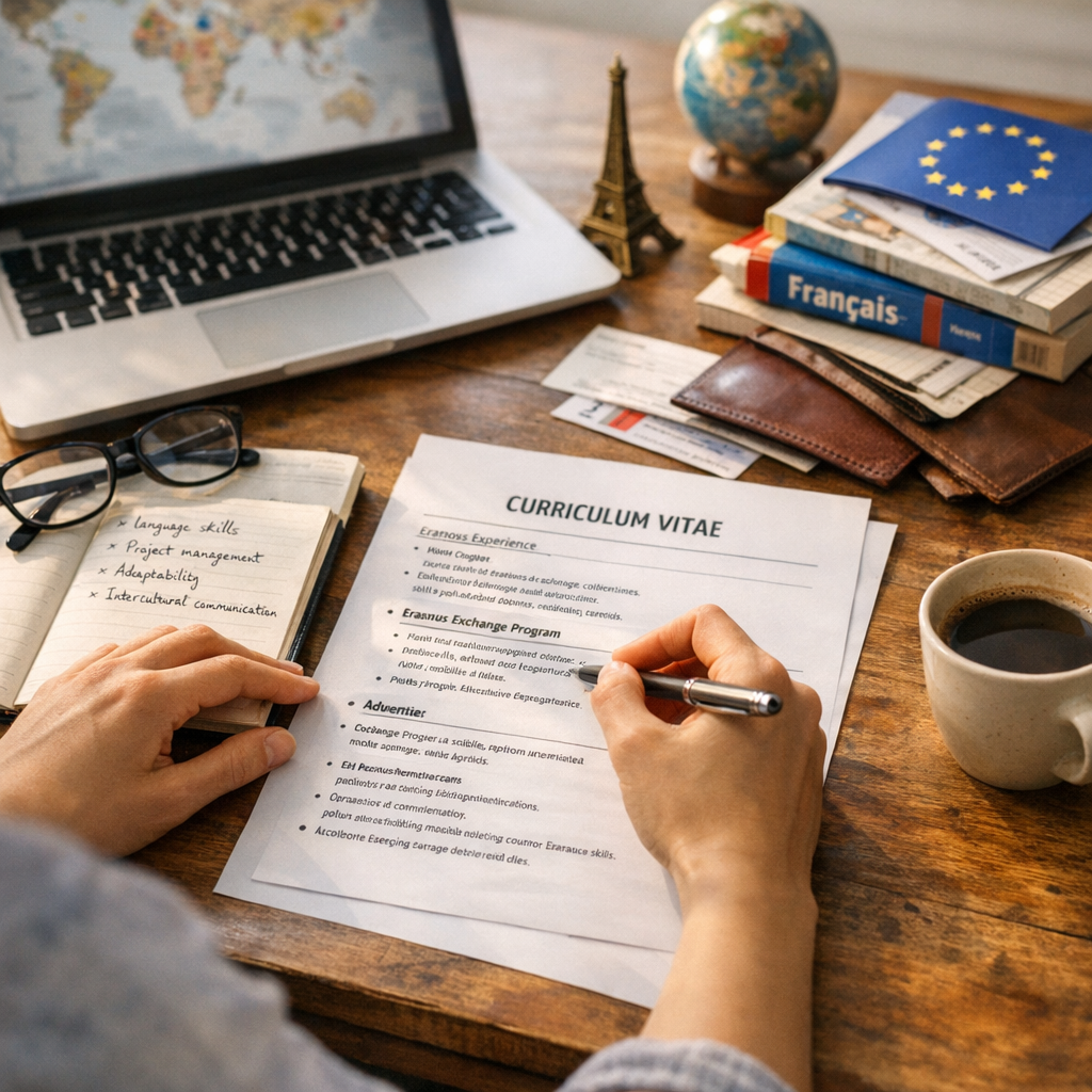 Comment formuler Erasmus avec des compétences concrètes