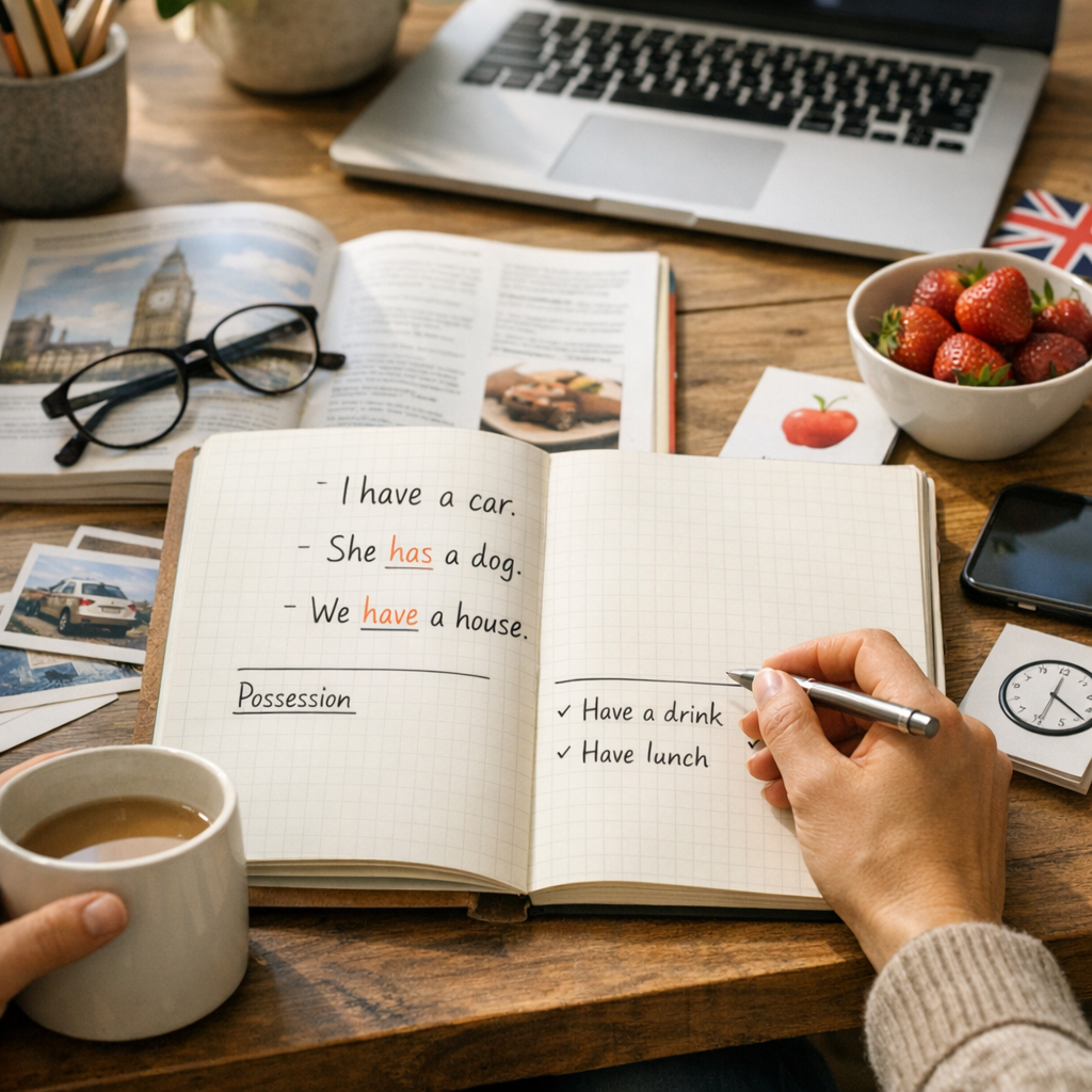Comment utiliser le verbe to have dans une phrase&nbsp;?