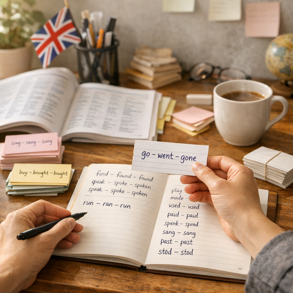 Comment classer les verbes irréguliers en anglais pour les apprendre plus vite&nbsp;?